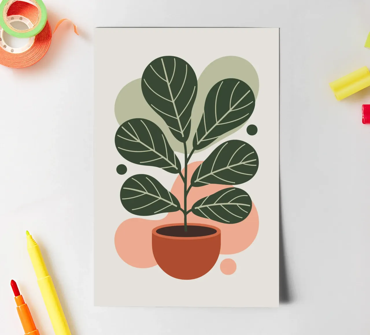 Fig leaf sticker sheet by LisaArtes