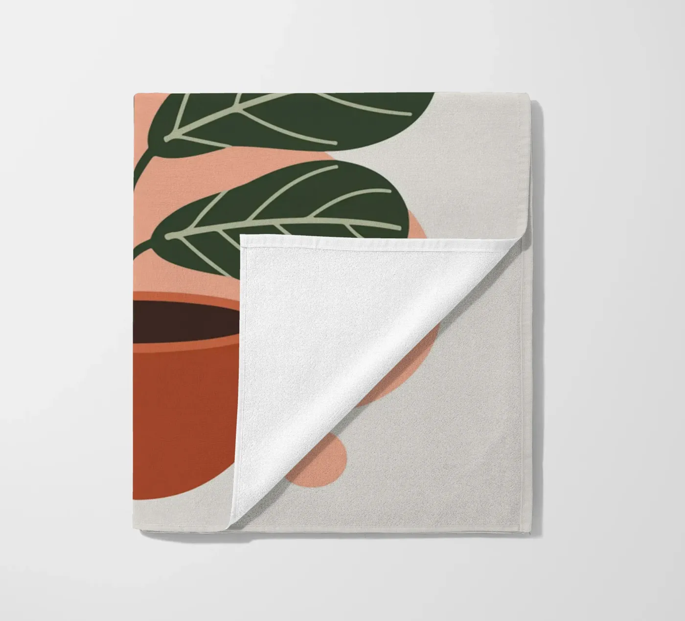 Fig leaf beach towel by LisaArtes
