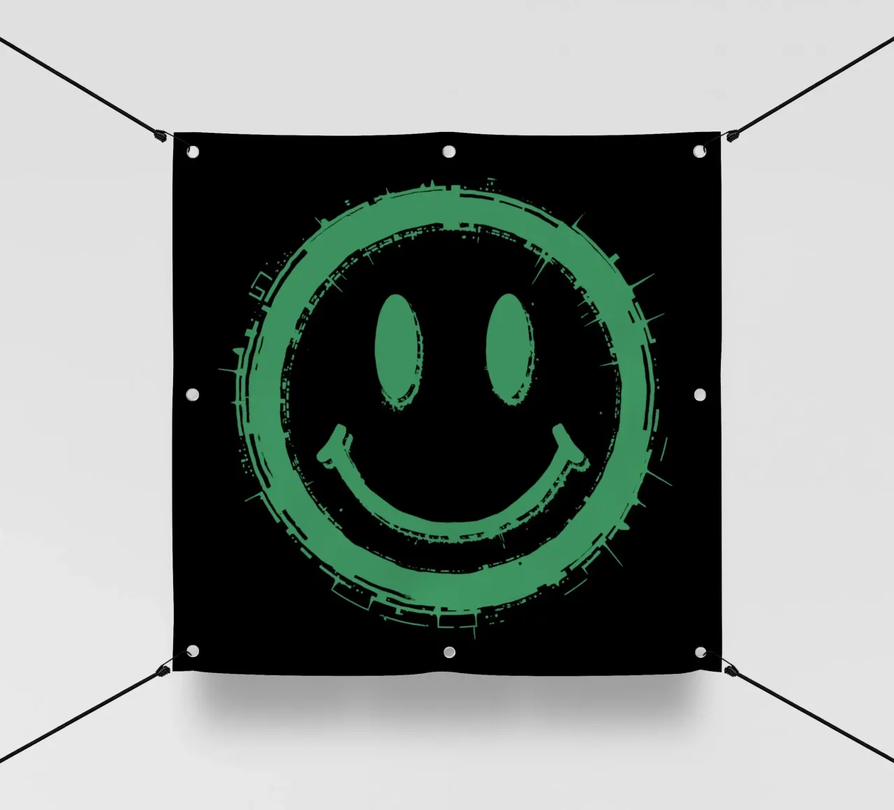 Emoji_StyleA_green3 telo in pvc da AI-Portraits by LK