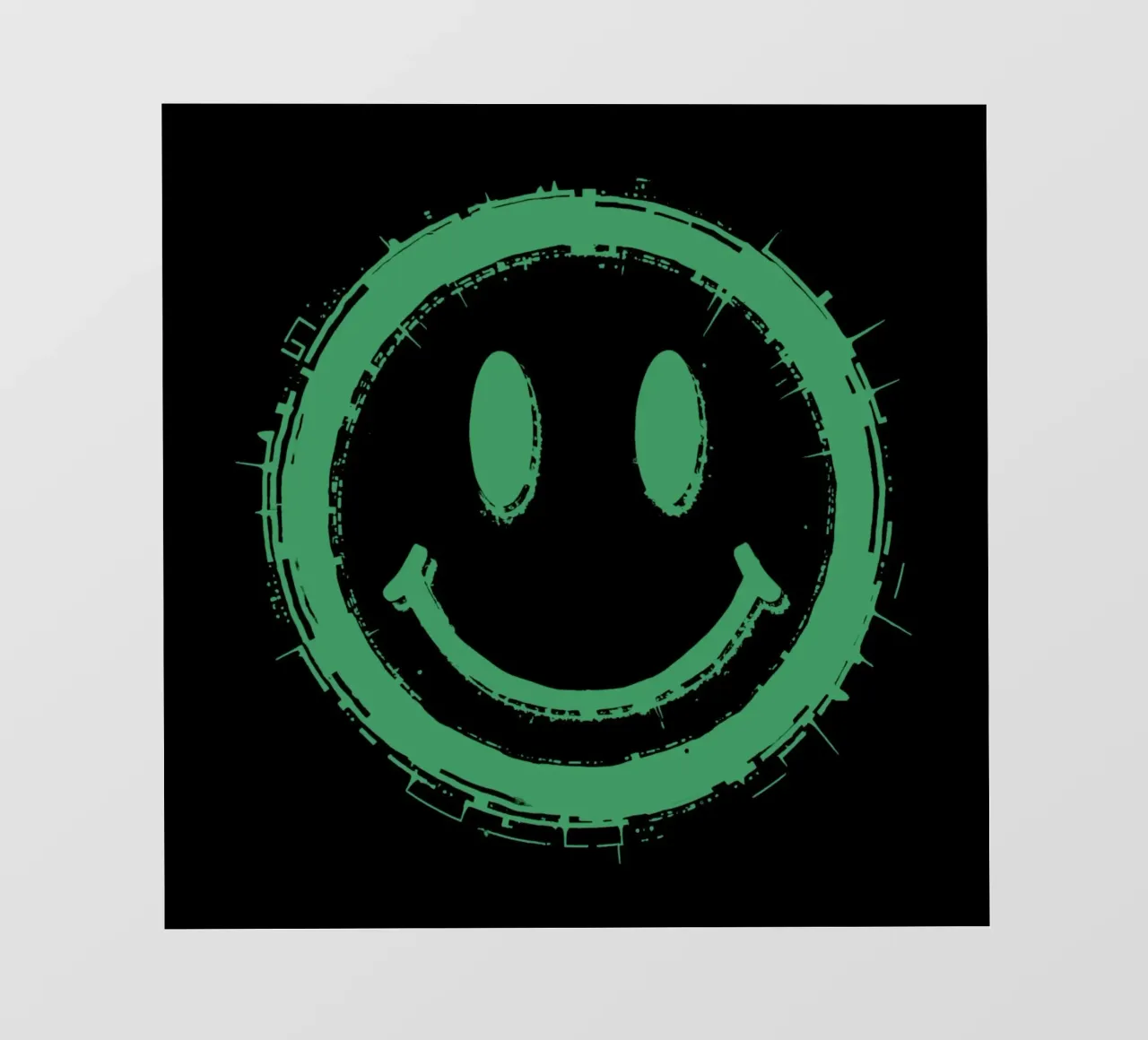 Emoji_StyleA_green3 telo in pvc da AI-Portraits by LK