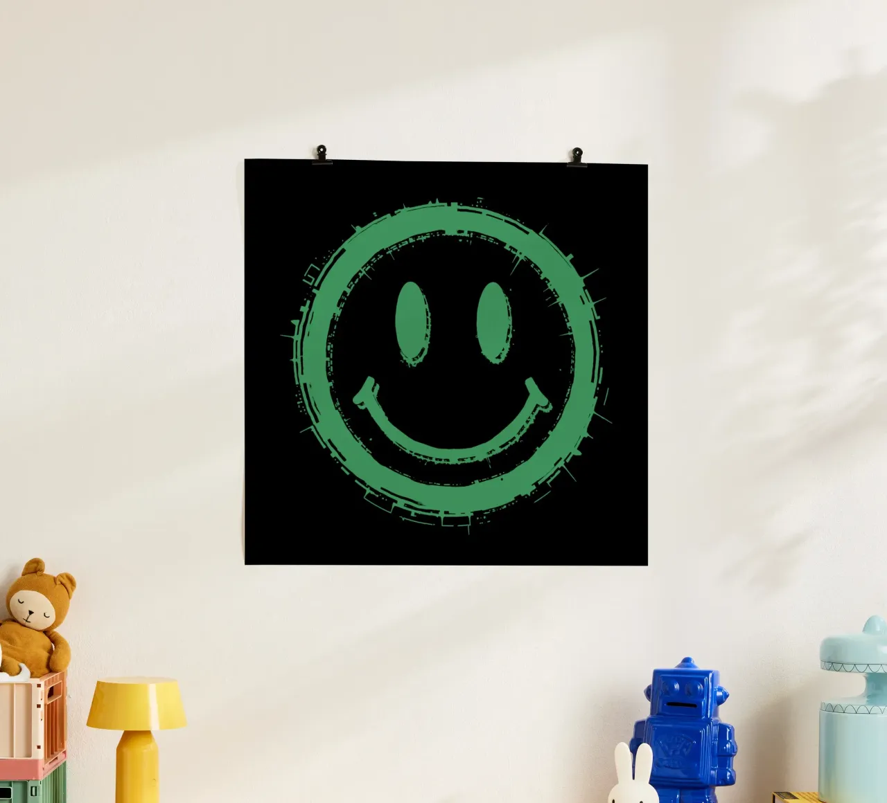 Emoji_StyleA_green3 poster da AI-Portraits by LK