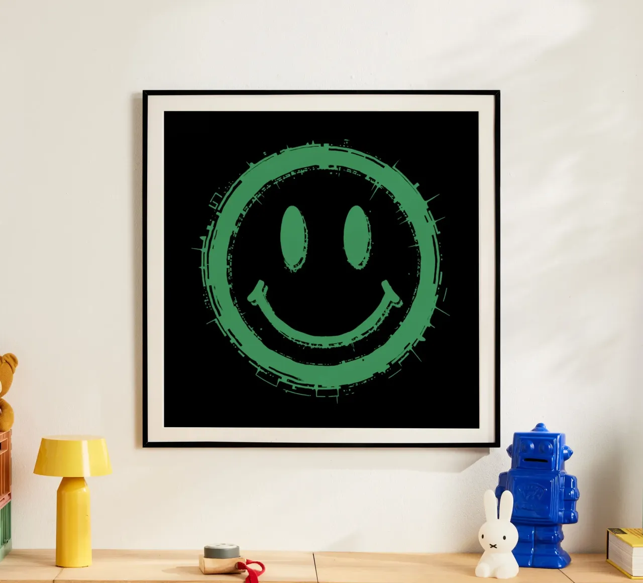 Emoji_StyleA_green3 poster da AI-Portraits by LK