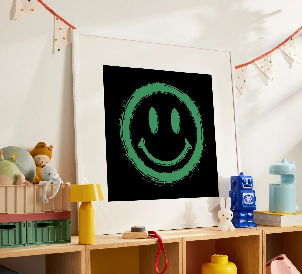 Emoji_StyleA_green3 poster da AI-Portraits by LK