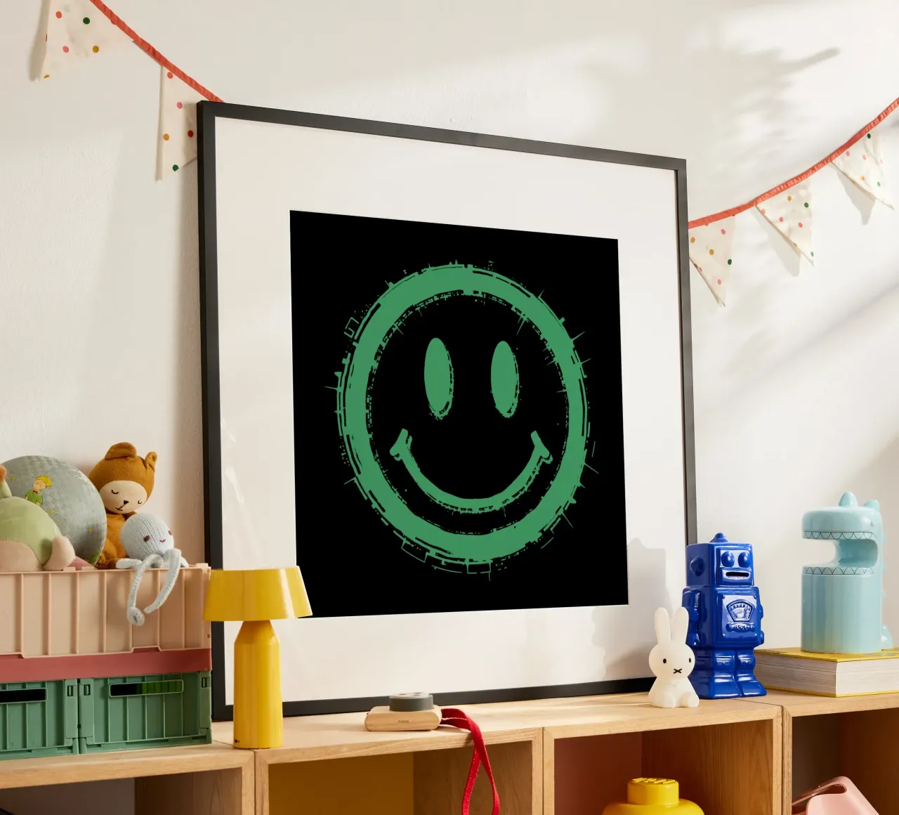 Emoji_StyleA_green3 poster da AI-Portraits by LK