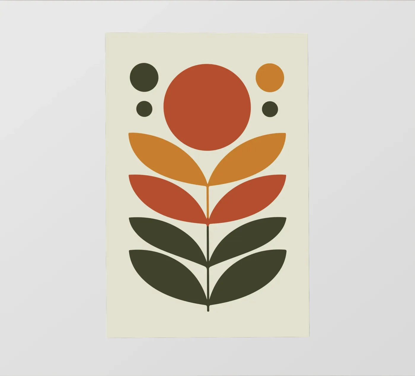 Floral Eclipse fotobehang van LisaArtes