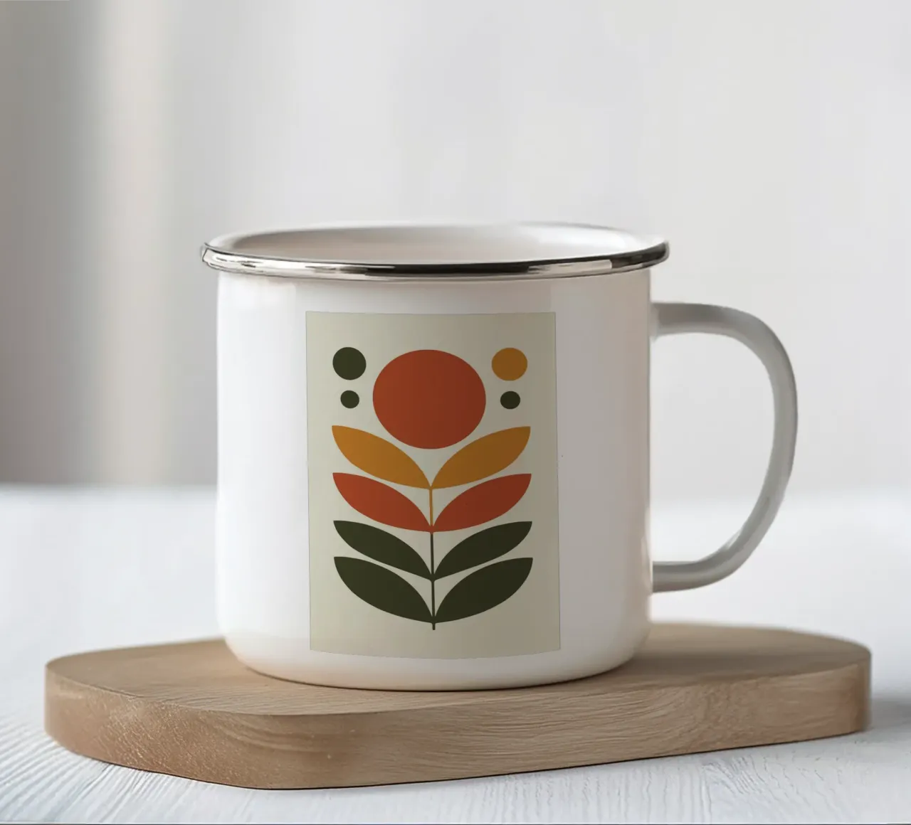 Floral Eclipse tazza in smalto da LisaArtes