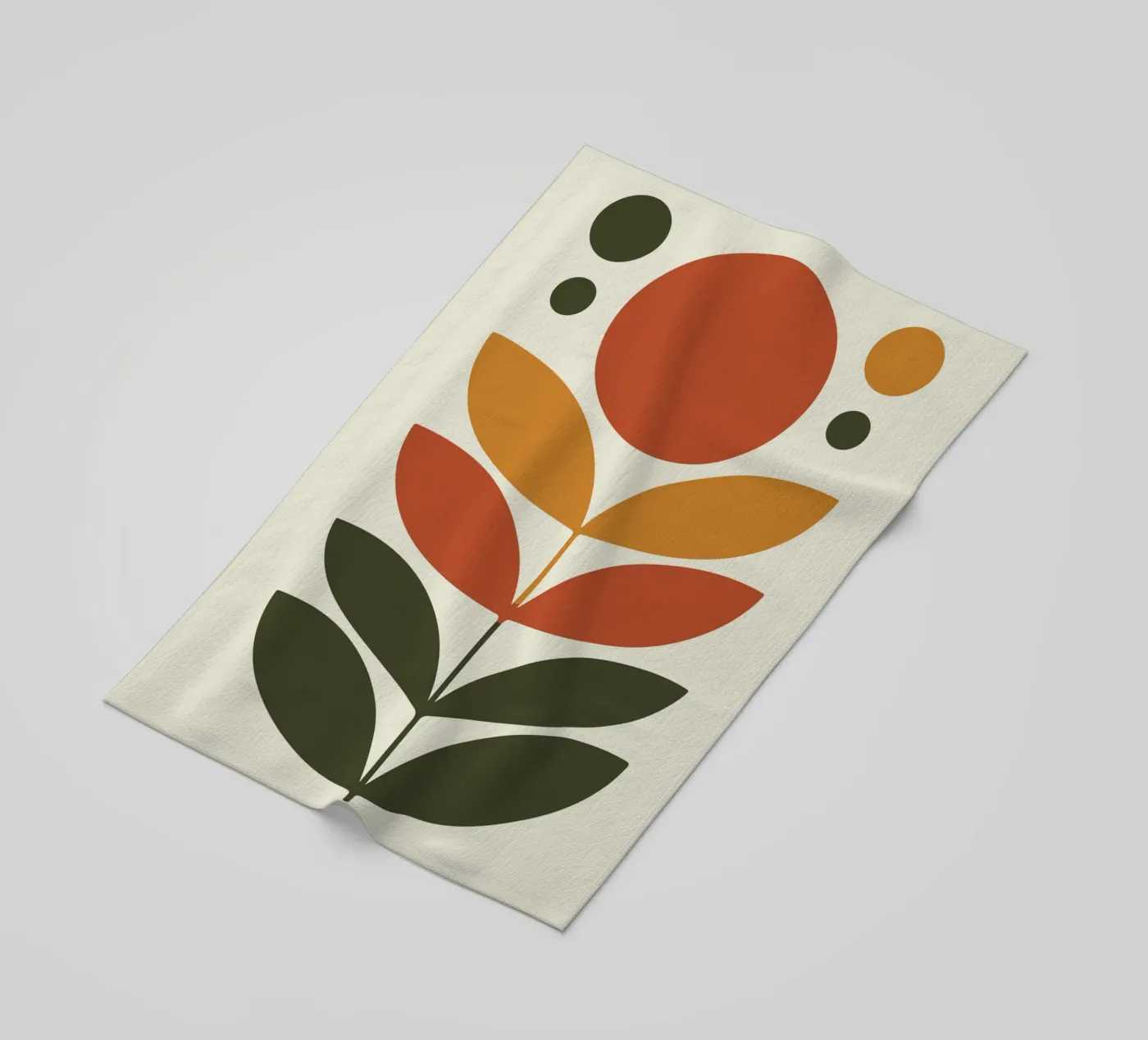 Floral Eclipse strandhanddoek van LisaArtes