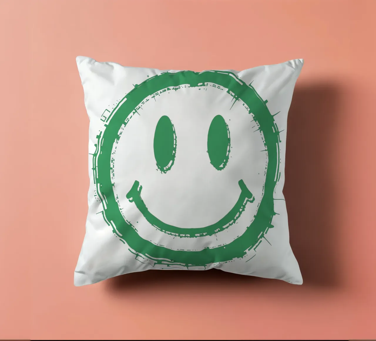 Emoji_StyleA_green4 cuscino da AI-Portraits by LK