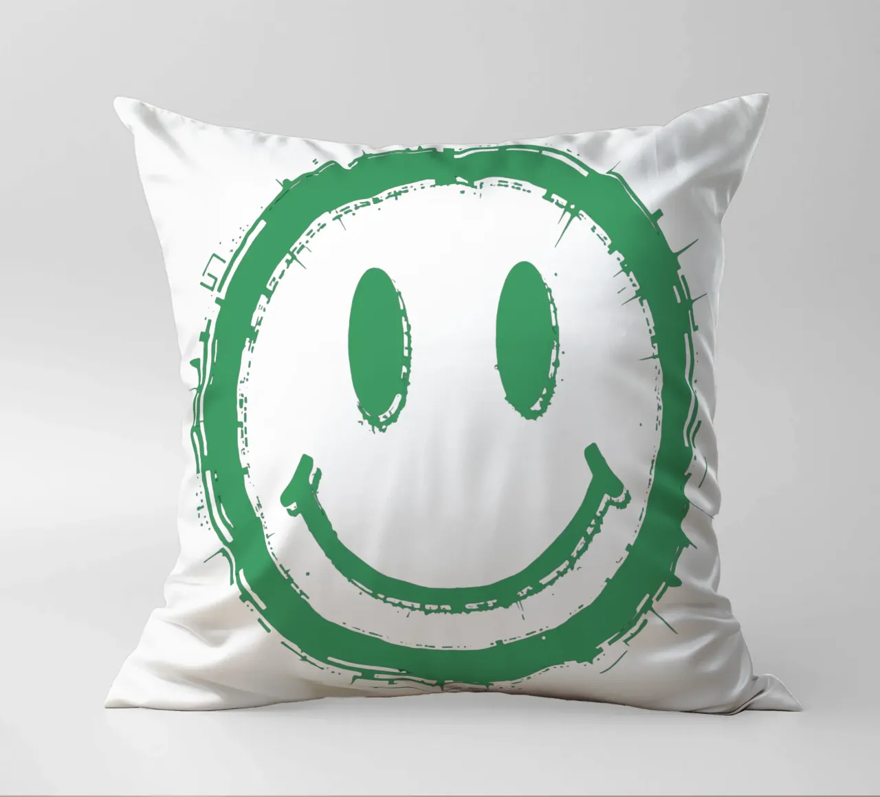 Emoji_StyleA_green4 cuscino da AI-Portraits by LK