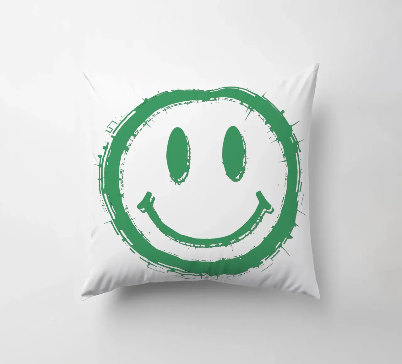 Emoji_StyleA_green4 cuscino da AI-Portraits by LK