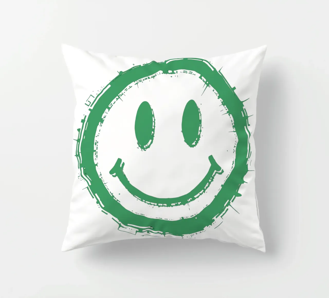 Emoji_StyleA_green4 cuscino da AI-Portraits by LK