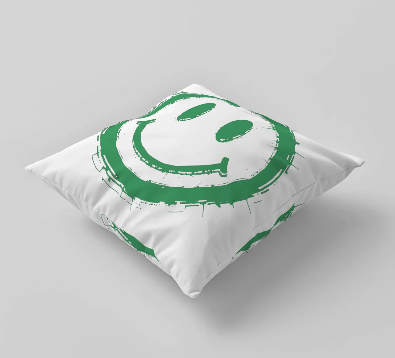 Emoji_StyleA_green4 cuscino da AI-Portraits by LK