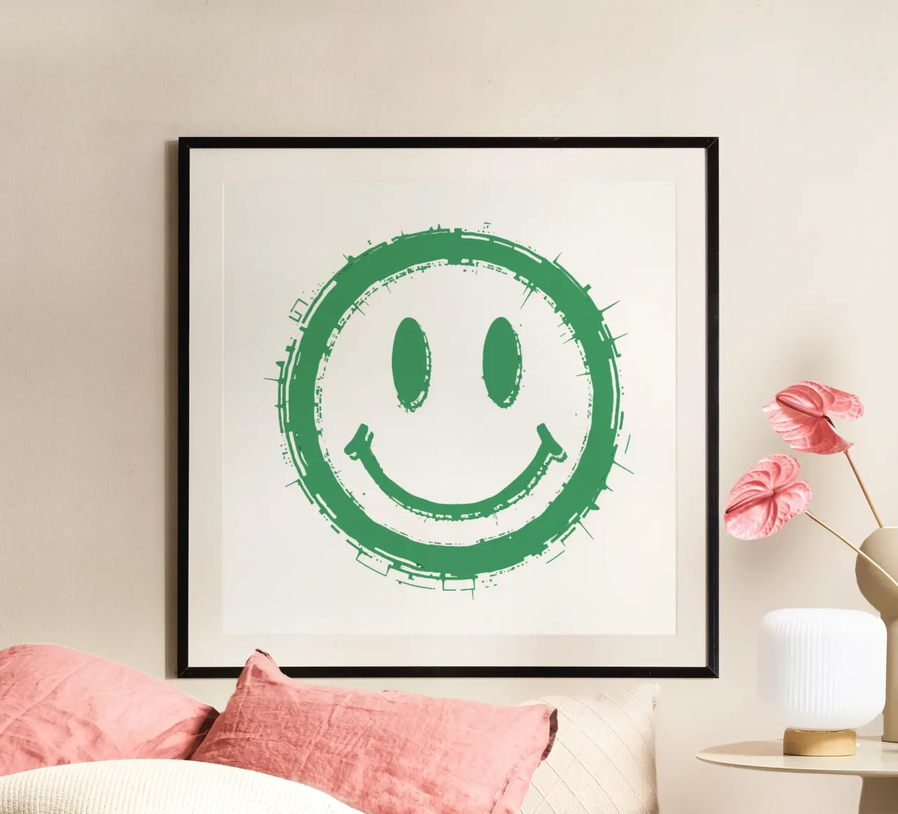 Emoji_StyleA_green4 poster da AI-Portraits by LK