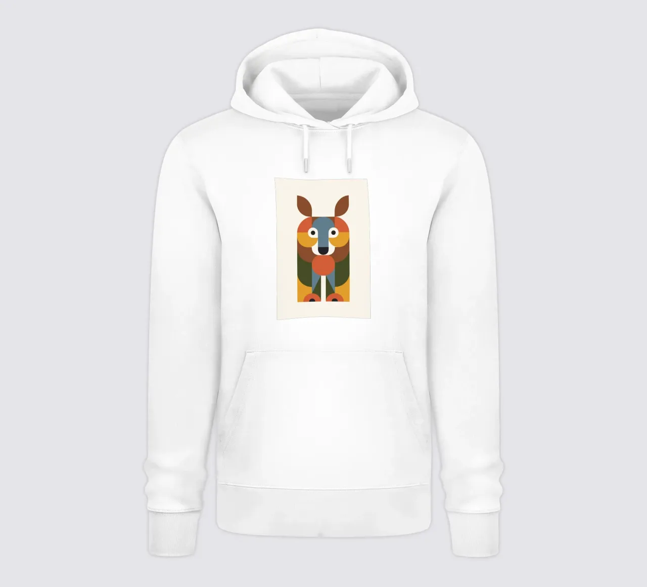 Geometric Animal in Boho Style 1 felpa con cappuccio da LisaArtes