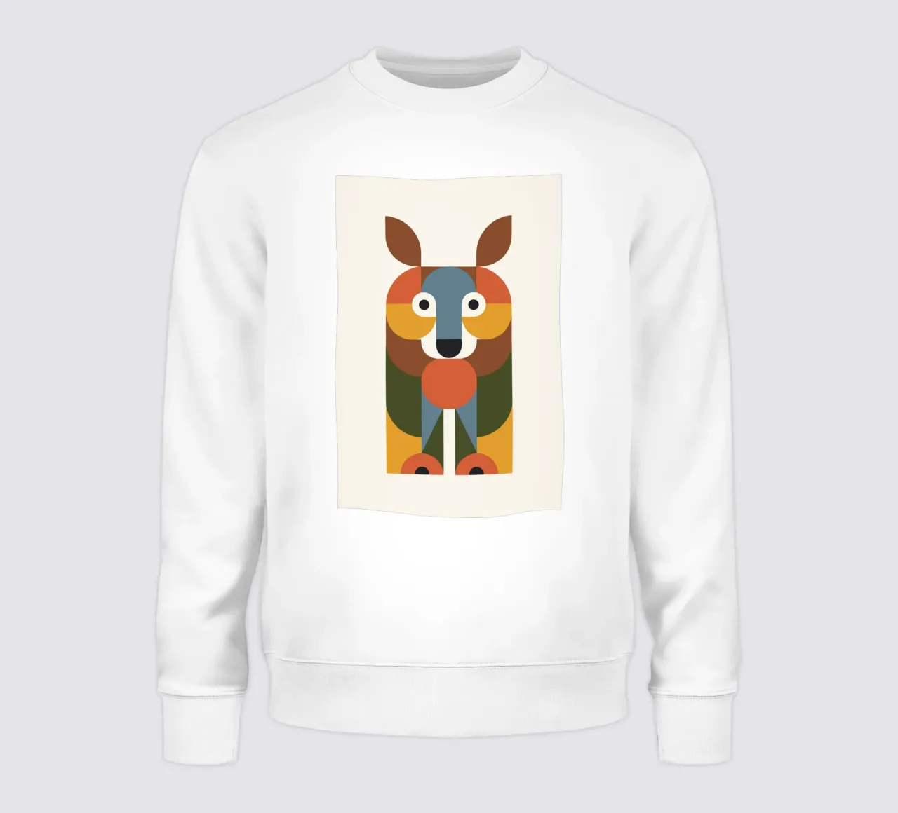 Geometric Animal in Boho Style 1 felpa da LisaArtes
