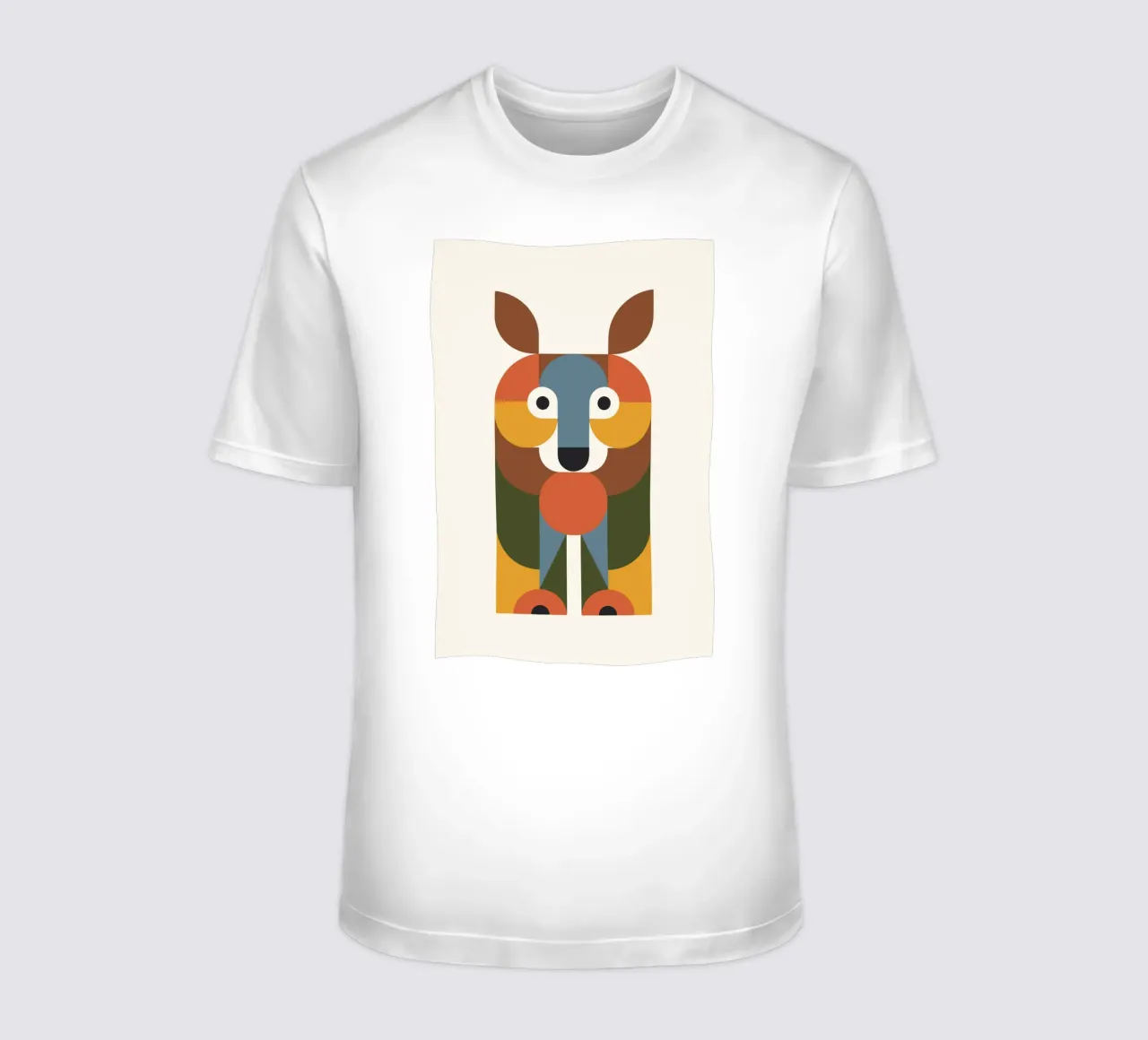 Geometric Animal in Boho Style 1 t-shirt da LisaArtes