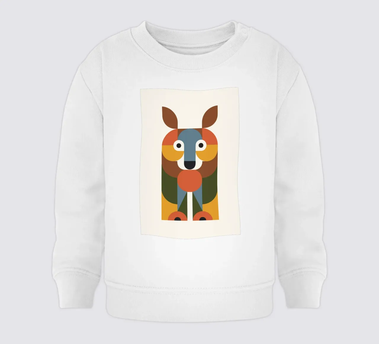Geometric Animal in Boho Style 1 felpa neonato da LisaArtes