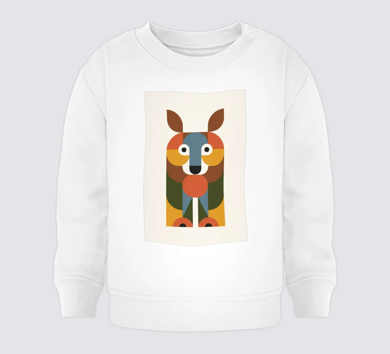 Geometric Animal in Boho Style 1 felpa neonato da LisaArtes
