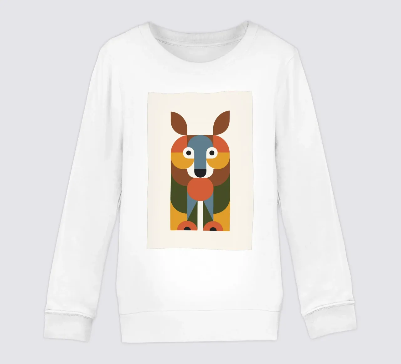 Geometric Animal in Boho Style 1 felpa bambino da LisaArtes