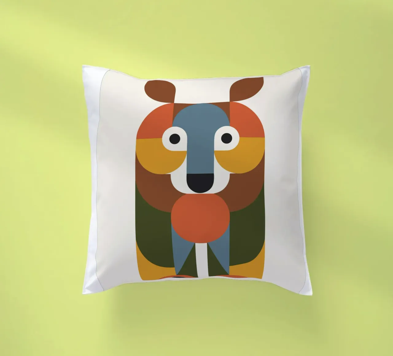 Geometric Animal in Boho Style 1 cuscino da LisaArtes