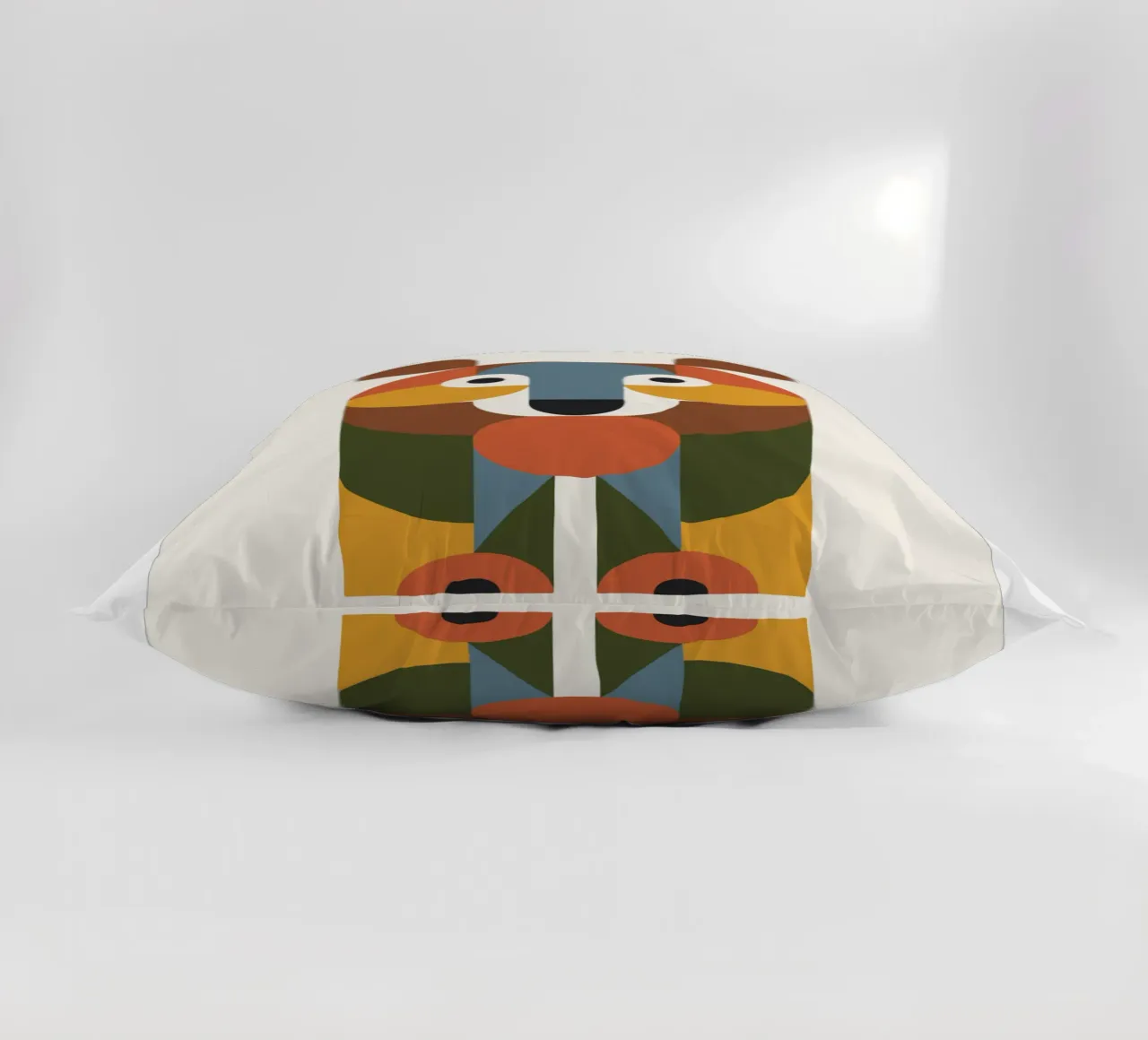 Geometric Animal in Boho Style 1 cuscino da LisaArtes