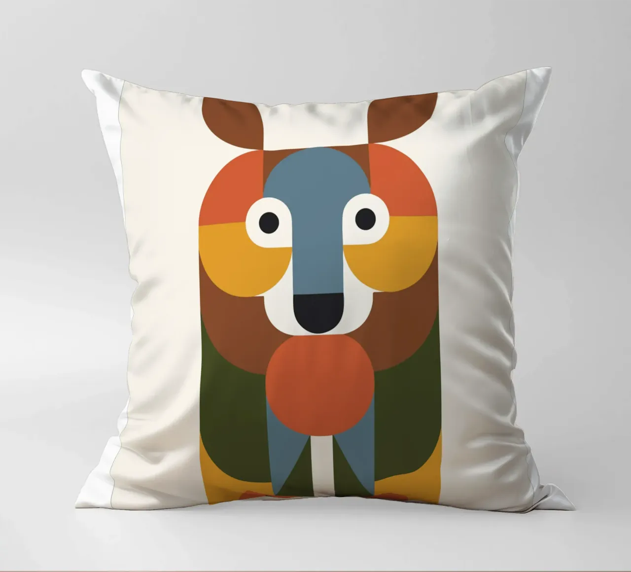 Geometric Animal in Boho Style 1 cuscino da LisaArtes