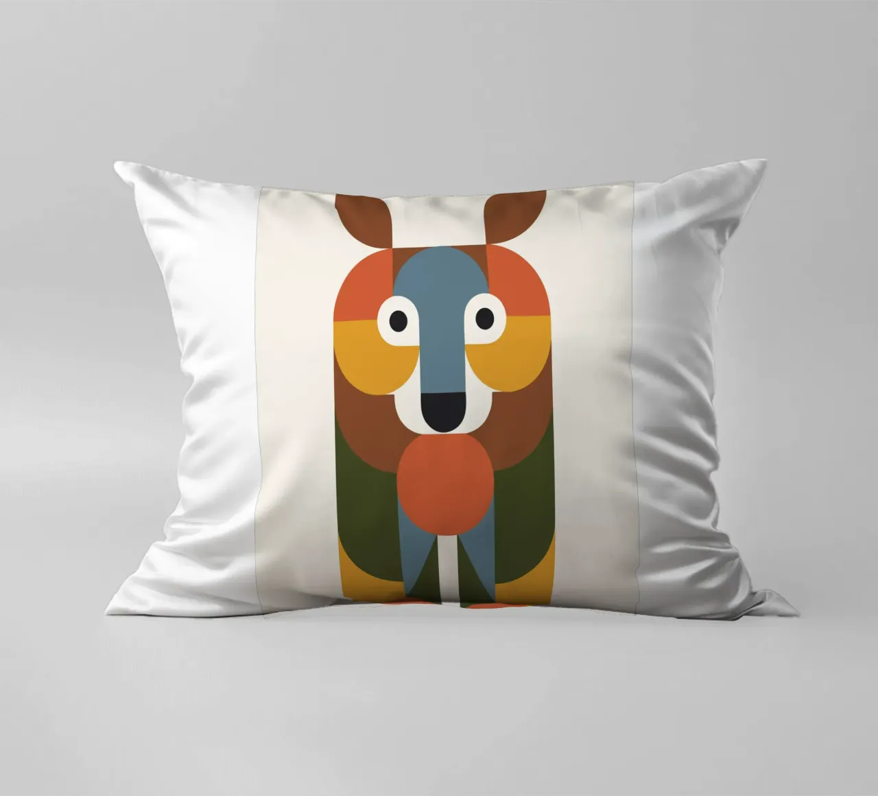 Geometric Animal in Boho Style 1 cuscino da LisaArtes