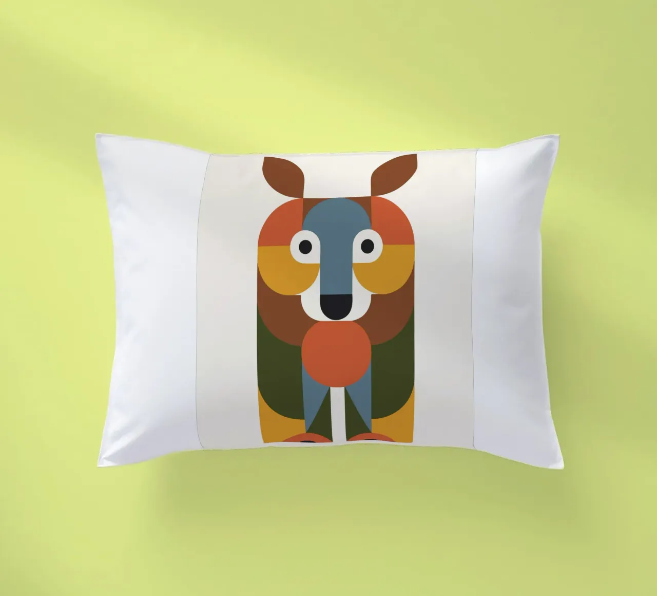 Geometric Animal in Boho Style 1 cuscino da LisaArtes
