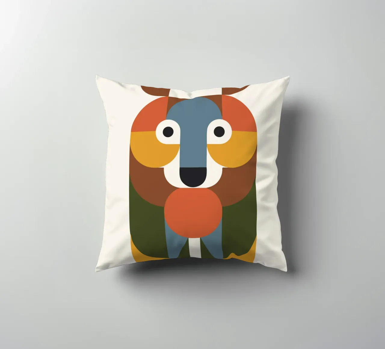 Geometric Animal in Boho Style 1 cuscino da LisaArtes