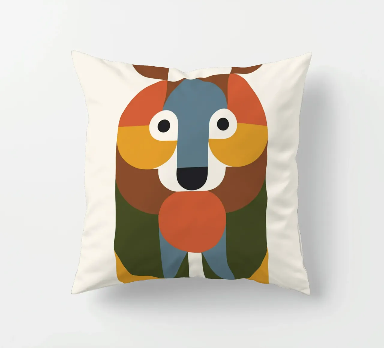 Geometric Animal in Boho Style 1 cuscino da LisaArtes