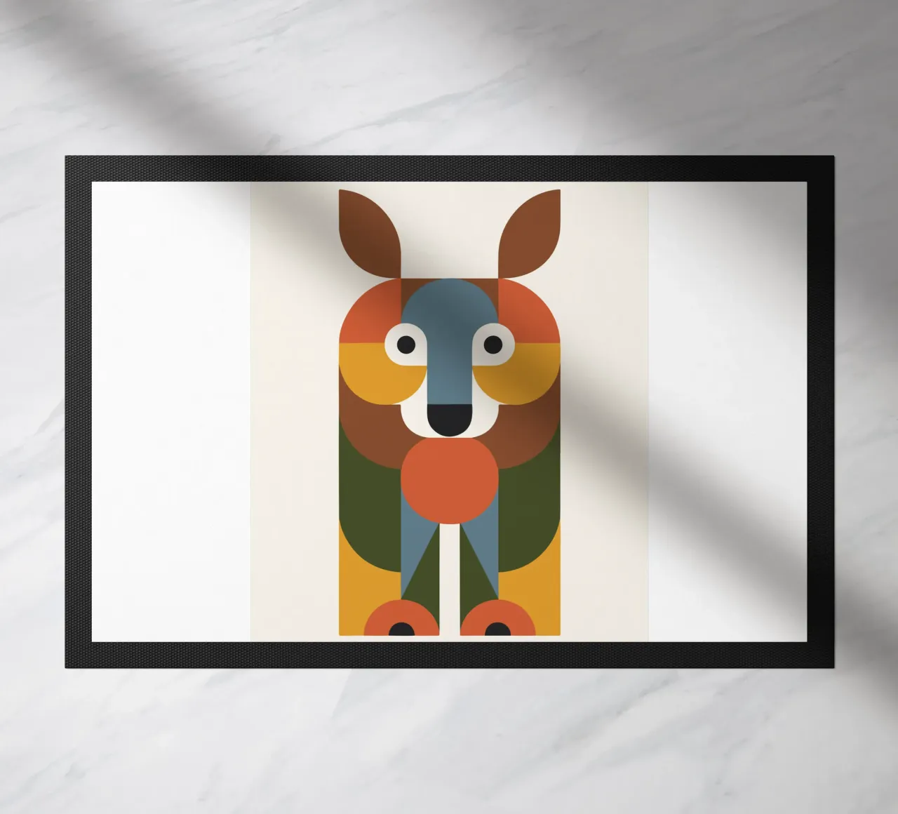 Geometric Animal in Boho Style 1 zerbino da LisaArtes