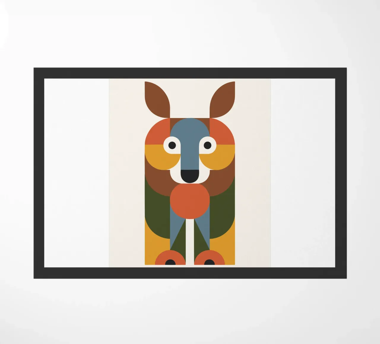 Geometric Animal in Boho Style 1 zerbino da LisaArtes