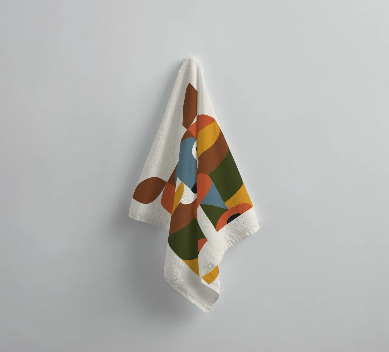 Geometric Animal in Boho Style 1 asciugamano da bagno da LisaArtes