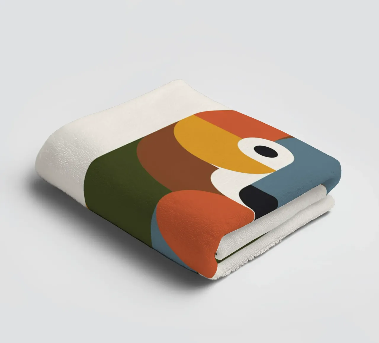 Geometric Animal in Boho Style 1 asciugamano da bagno da LisaArtes
