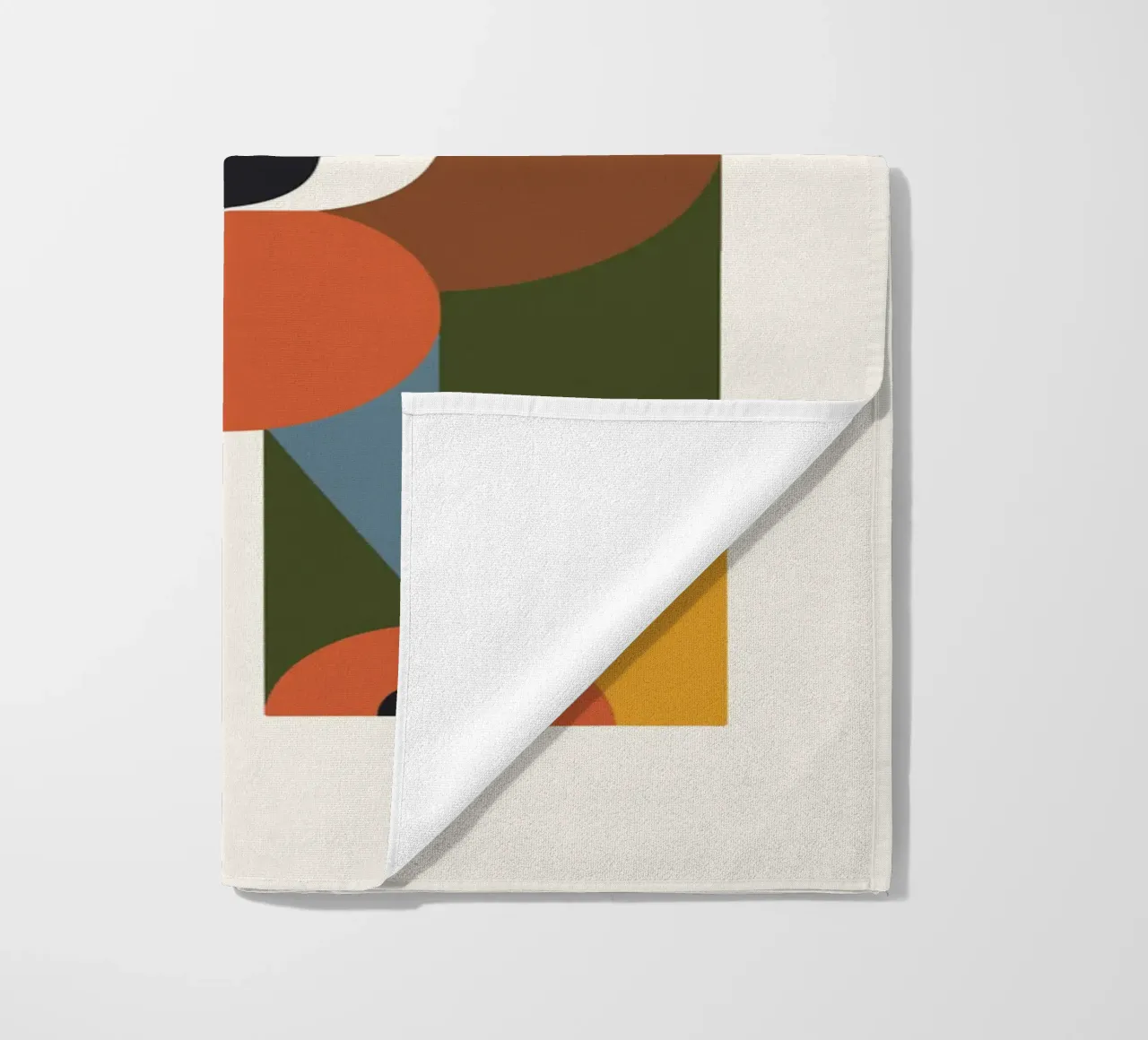 Geometric Animal in Boho Style 1 telo mare da LisaArtes