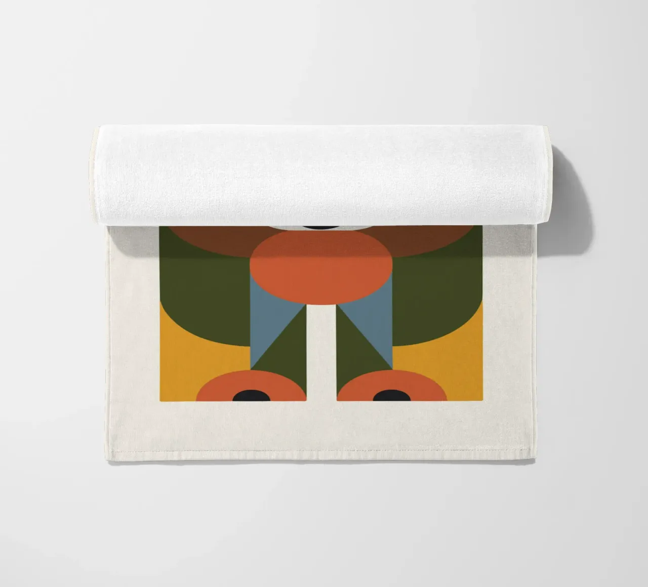 Geometric Animal in Boho Style 1 telo mare da LisaArtes