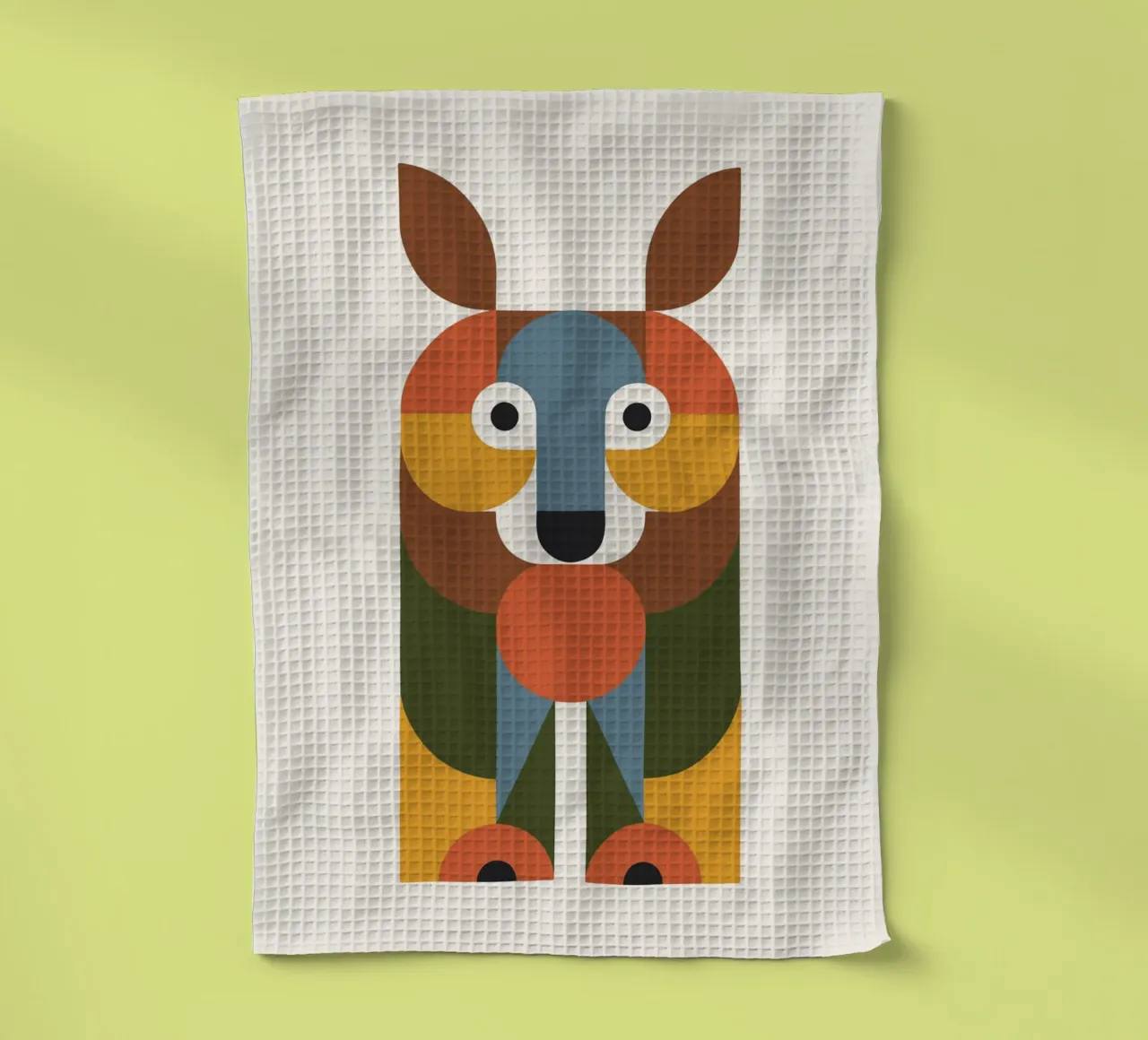 Geometric Animal in Boho Style 1 canovaccio da cucina da LisaArtes