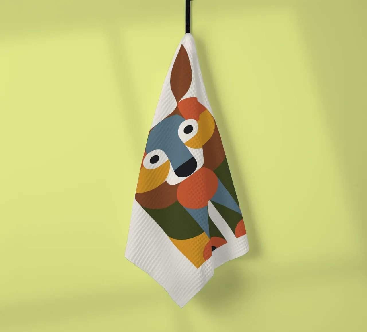 Geometric Animal in Boho Style 1 canovaccio da cucina da LisaArtes