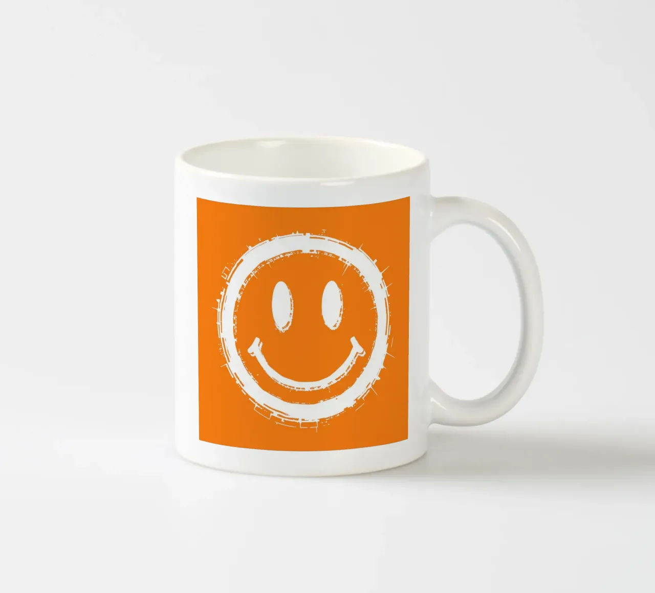 Emoji_StyleA_orange2 tazza in ceramica da AI-Portraits by LK