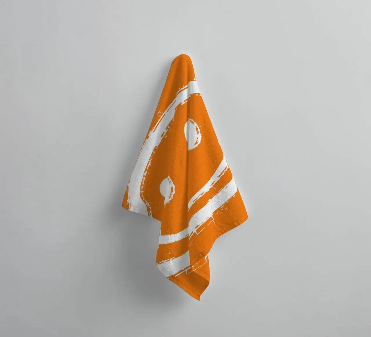 Emoji_StyleA_orange2 asciugamano da bagno da AI-Portraits by LK