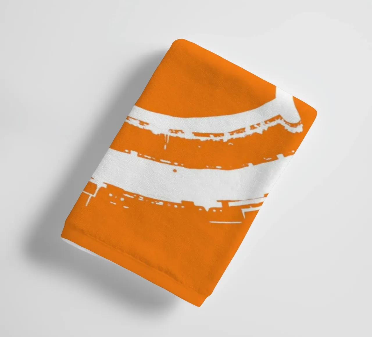 Emoji_StyleA_orange2 asciugamano da bagno da AI-Portraits by LK