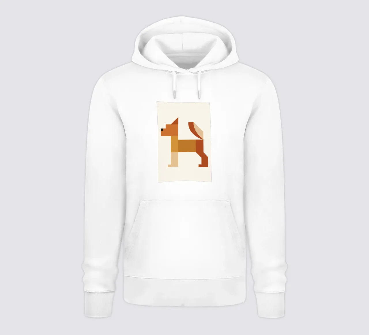 Geometric Animal in Boho Style felpa con cappuccio da LisaArtes