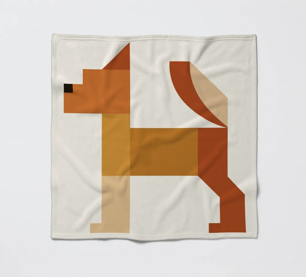 Geometric Animal in Boho Style coperta in pile da LisaArtes