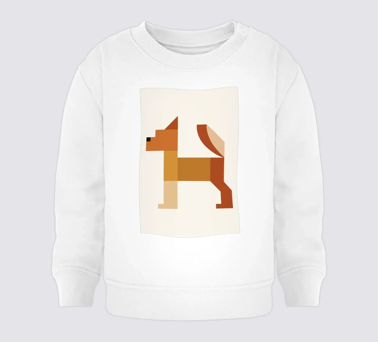 Geometric Animal in Boho Style felpa neonato da LisaArtes