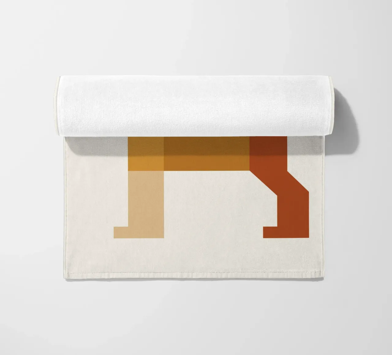 Geometric Animal in Boho Style telo mare da LisaArtes