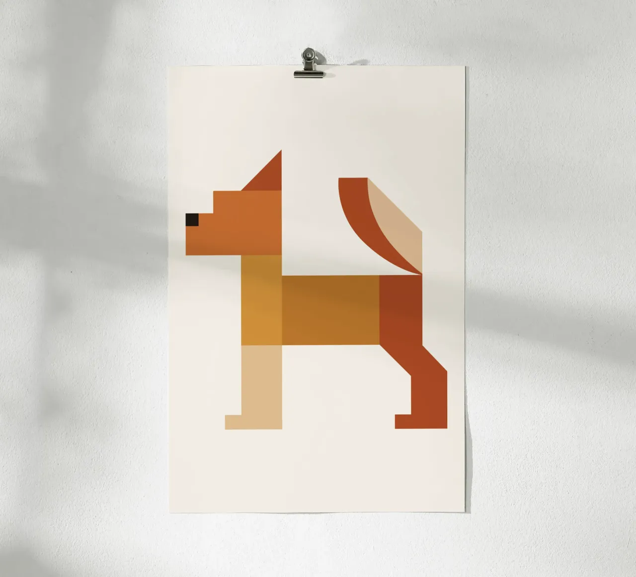 Geometric Animal in Boho Style poster da LisaArtes