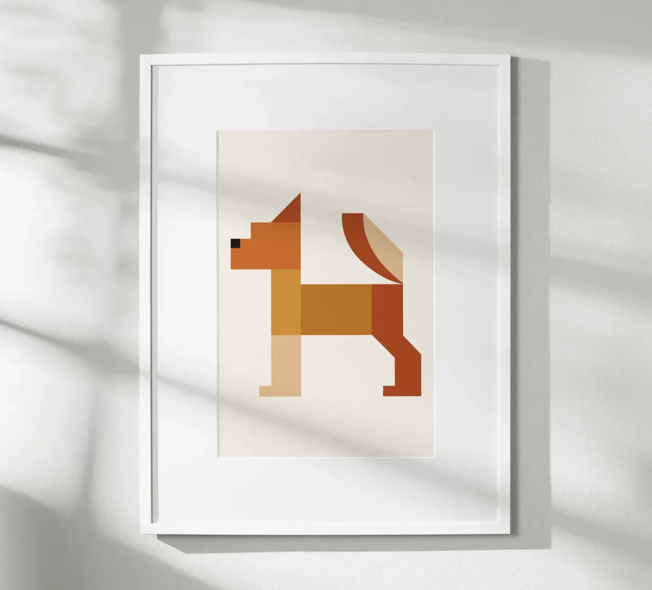 Geometric Animal in Boho Style poster da LisaArtes