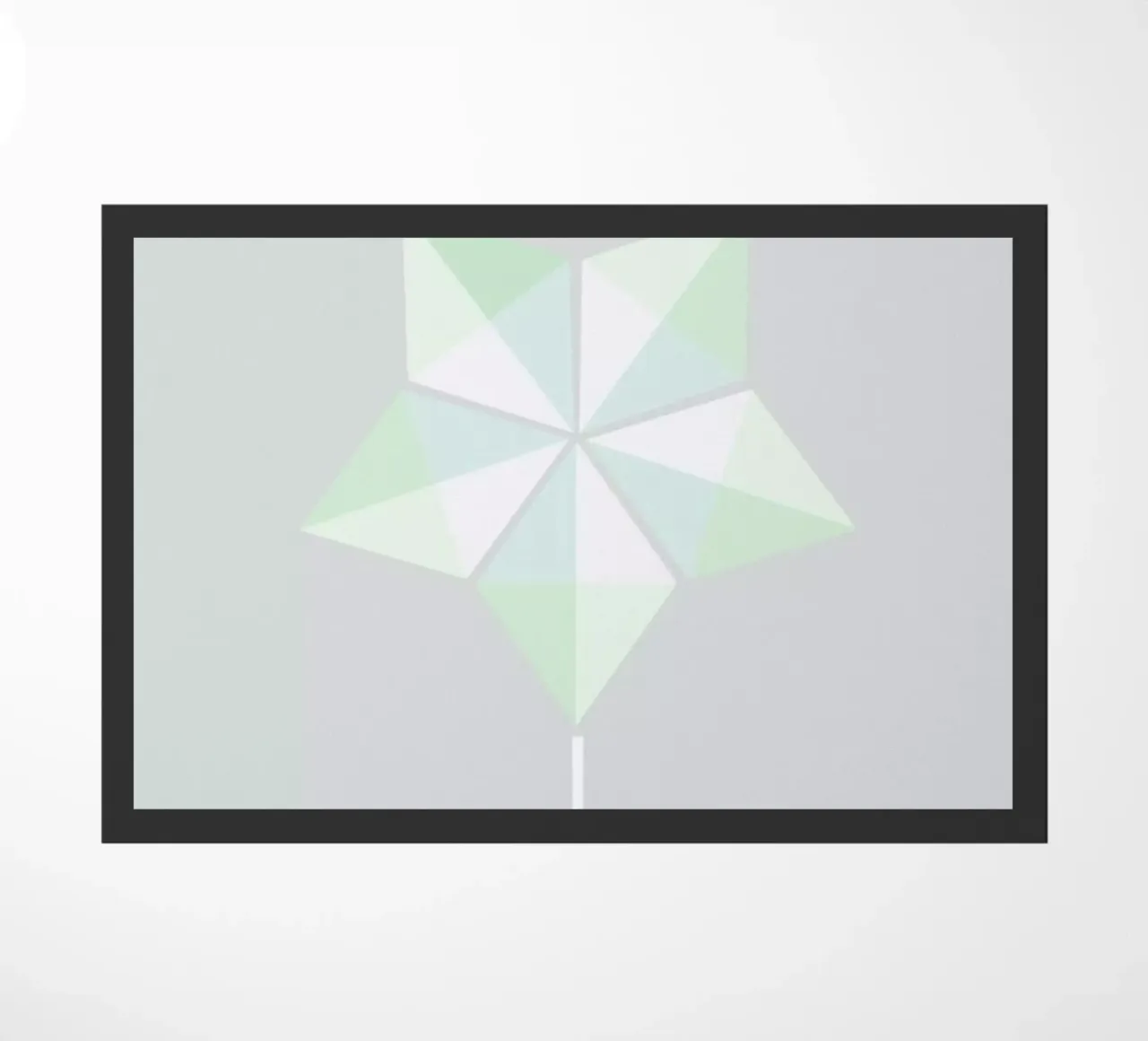 Windrad doormat by XOXO Arte