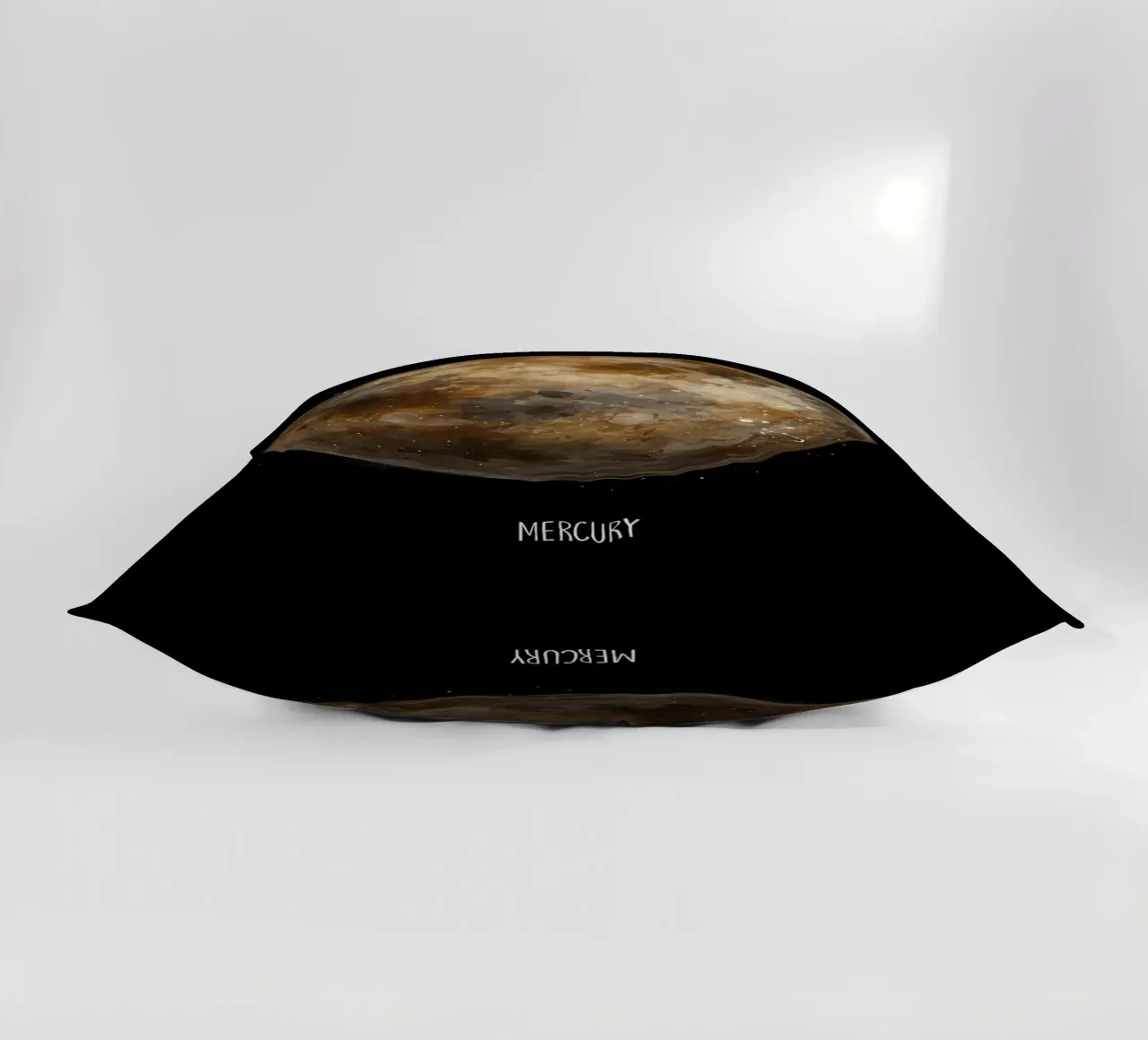 Mercury: Watercolor Planet cuscino da BadrBrand