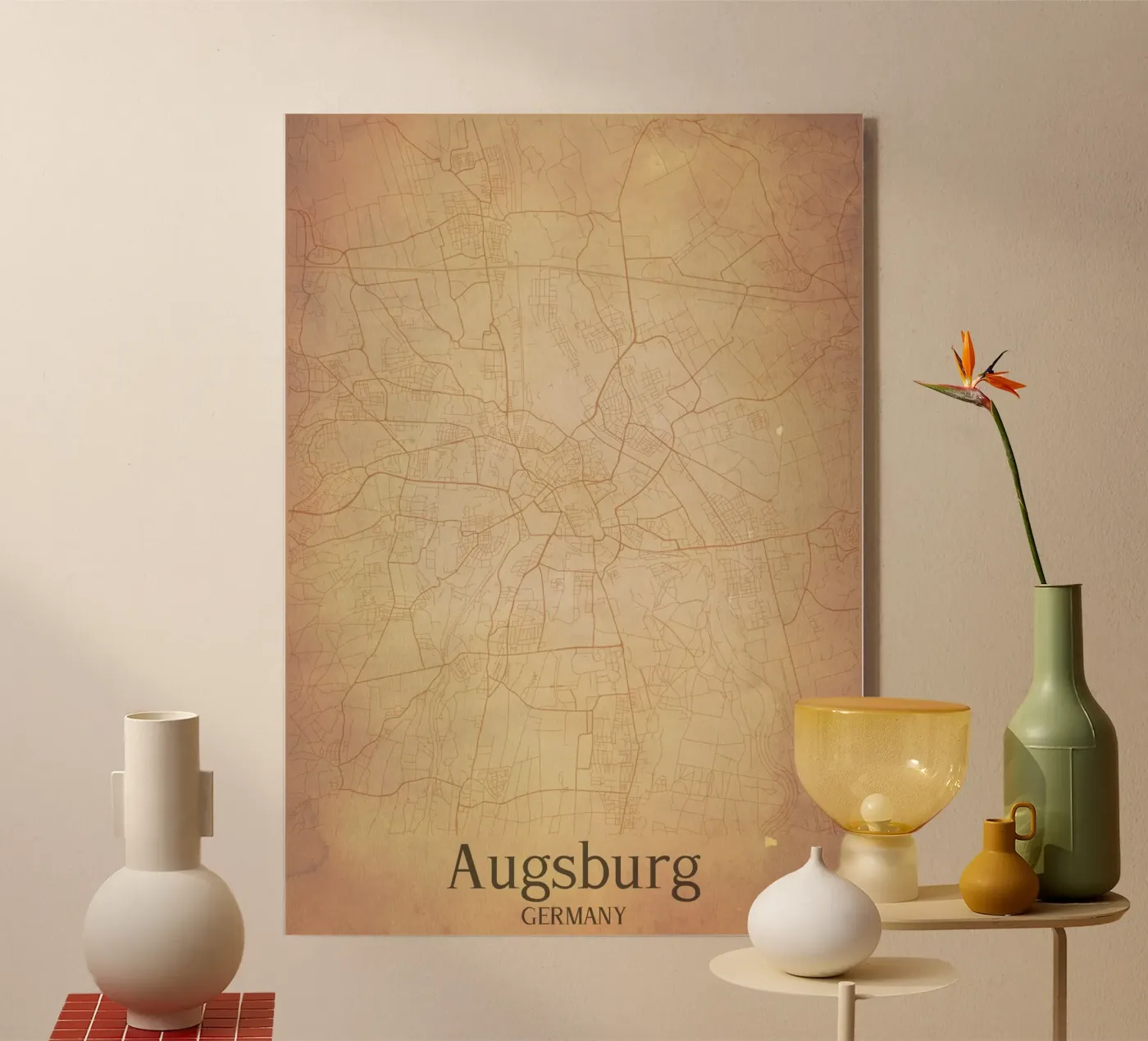 Augsburg GERMANY acryl van WorldPrint